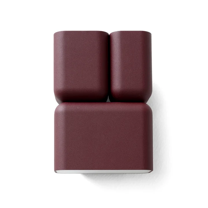 Tabata LN10 Wall light, dark burgundy from & Tradition