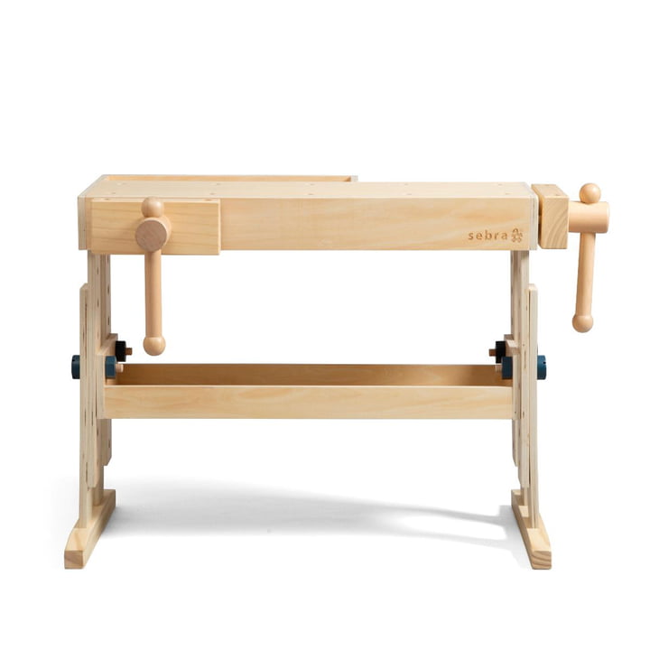 Toy workbench from Sebra made of wood