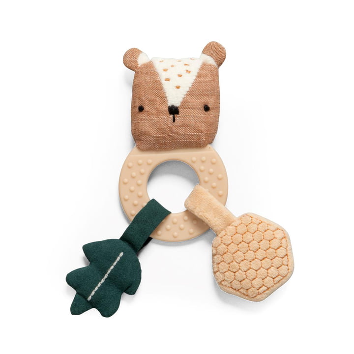 Activity rattle mini from Sebra in the version bear (Milo)
