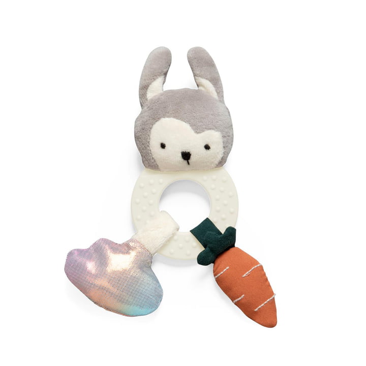 Activity rattle mini from Sebra in the version rabbit (Siggy)