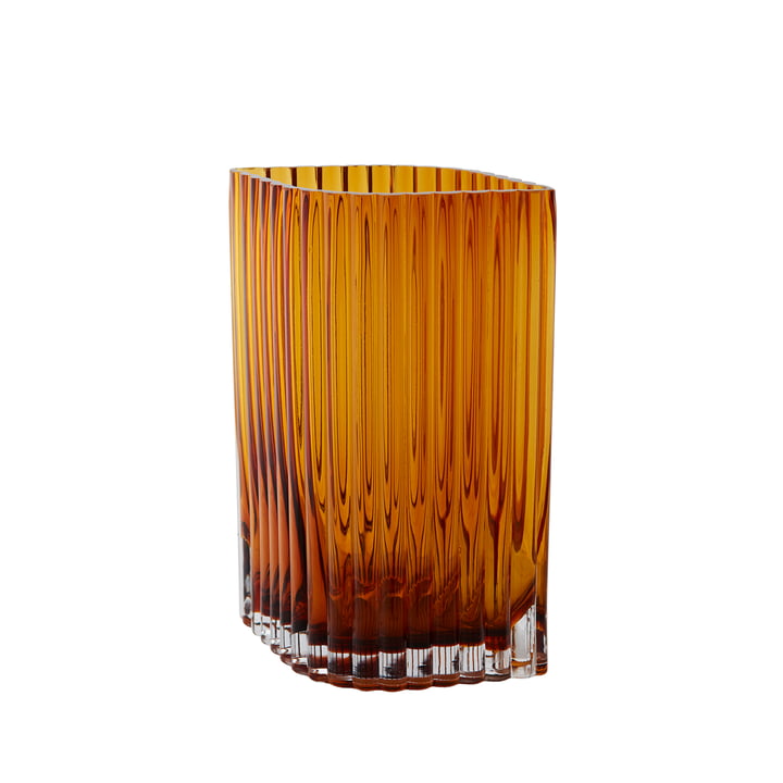 Folium Vase from AYTM in color amber