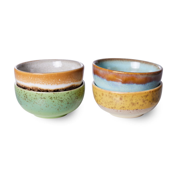 70's Bowl XS Bowls from HKliving in the version Castor