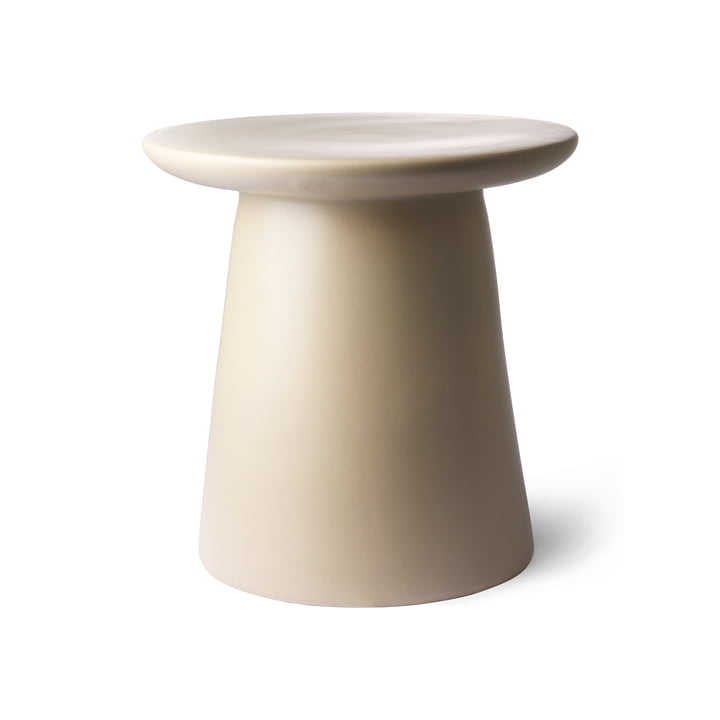 Stoneware side table from HKliving