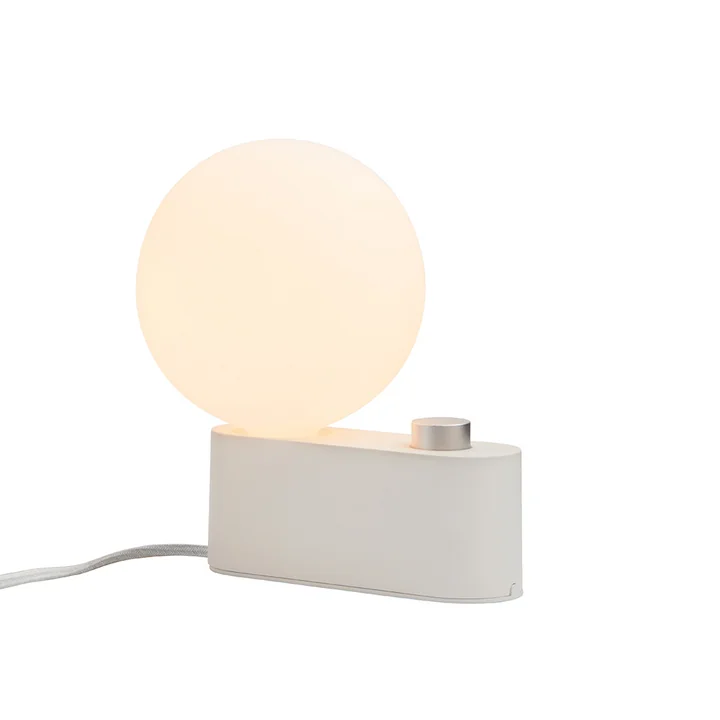 Alumina Table lamp, chalk including Sphere IV LED bulb E27 8W, Ø 15 cm, white matt from Tala
