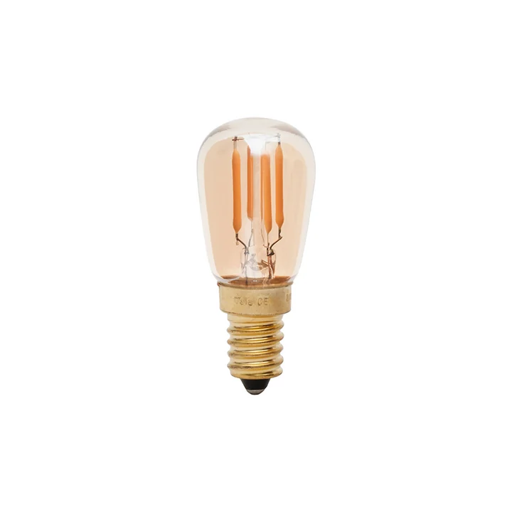 Pygmy LED illuminant E14 2W, Ø 2.8 cm by Tala in transparent yellow