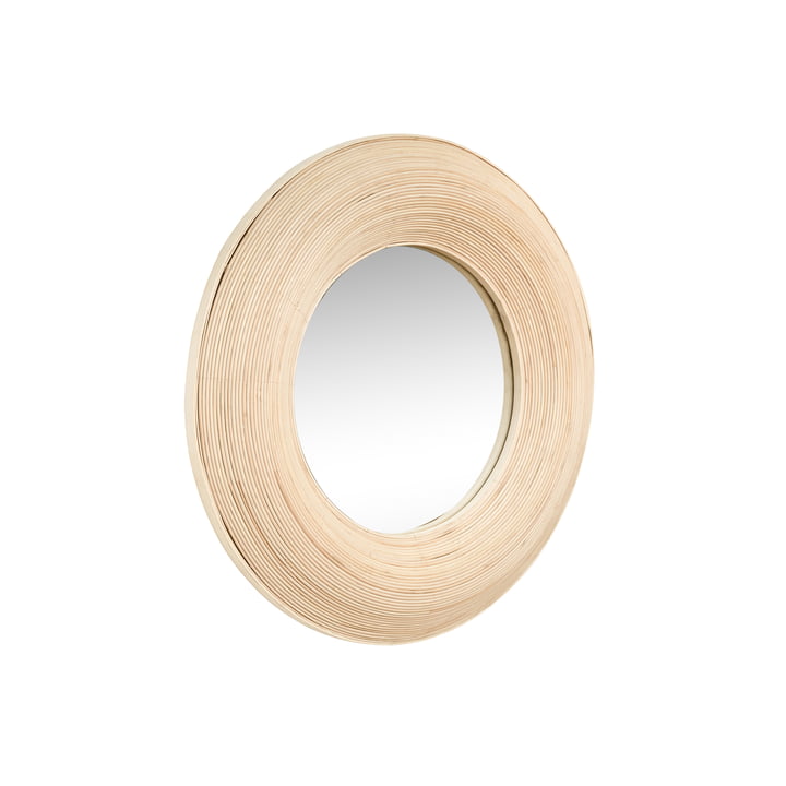 Blush Wall mirror from Hüsch Interior in the version bamboo