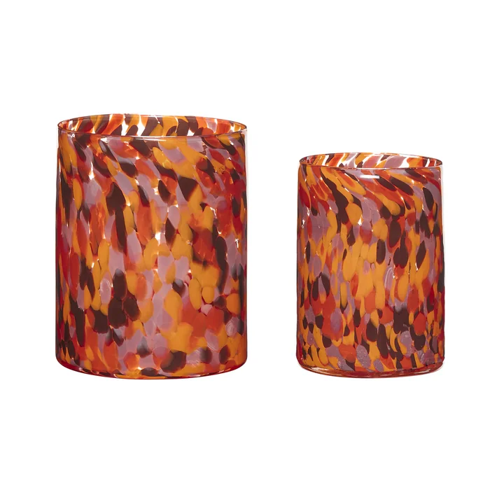 Luce Vase from Hübsch Interior in the design multicolored