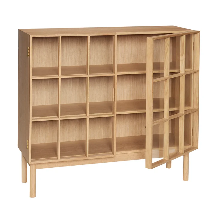 Shoji Cabinet from Hübsch Interior in natural oak finish