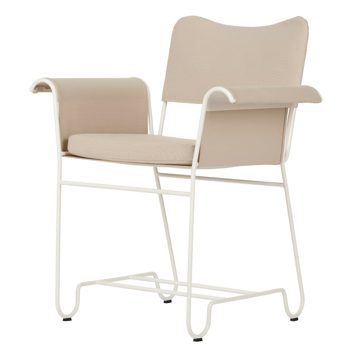 Tropique Outdoor Dining Chair, white / Udine Limonata 12 from Gubi