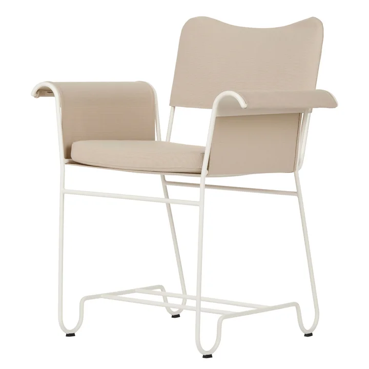 Tropique Outdoor Dining Chair, white / Udine Limonata 12 from Gubi