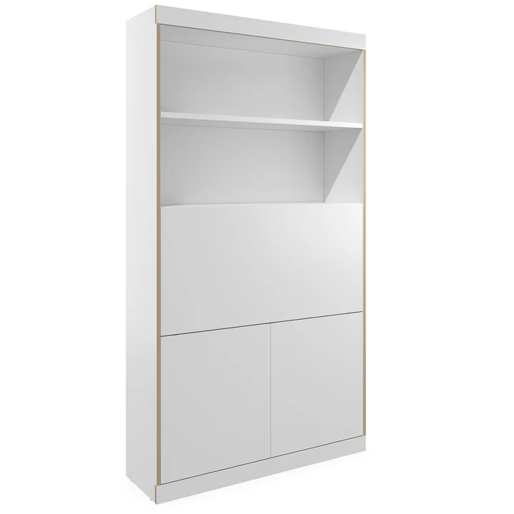 Flai Home office secretary, large, CPL white by Müller Small Living