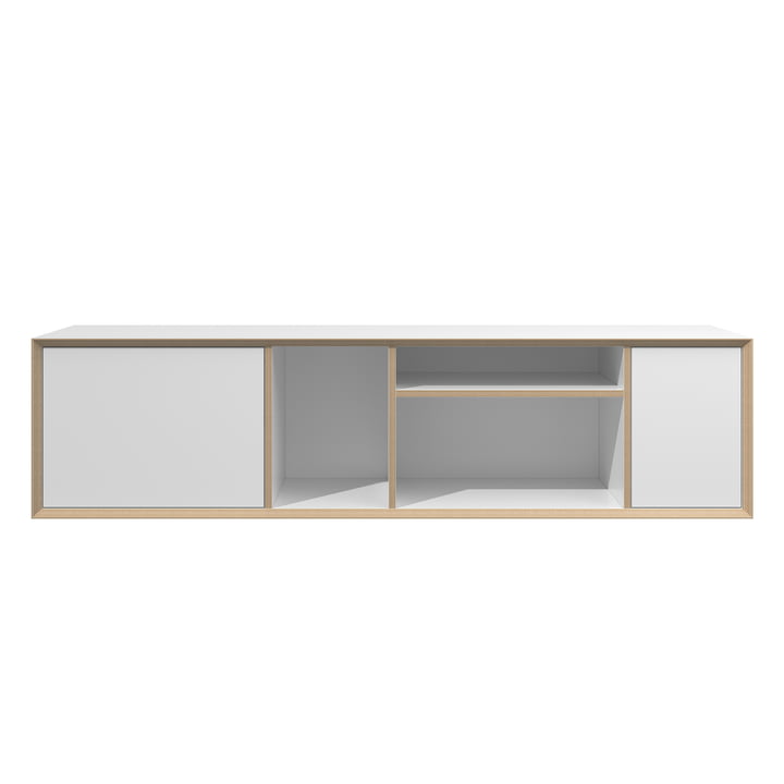 Vertiko Wide Sideboard, One, CPL white / birch by Müller Small Living