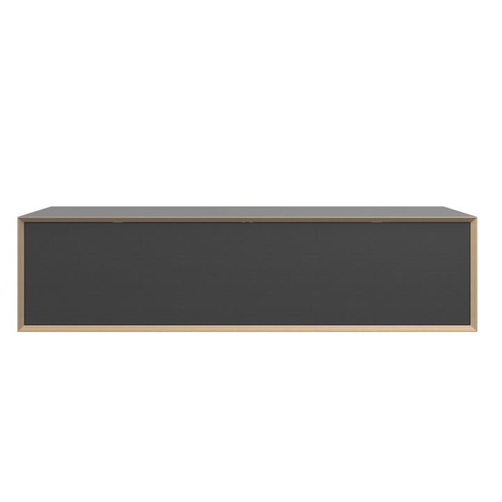 Vertiko HiFi sideboard, anthracite / birch by Müller Small Living