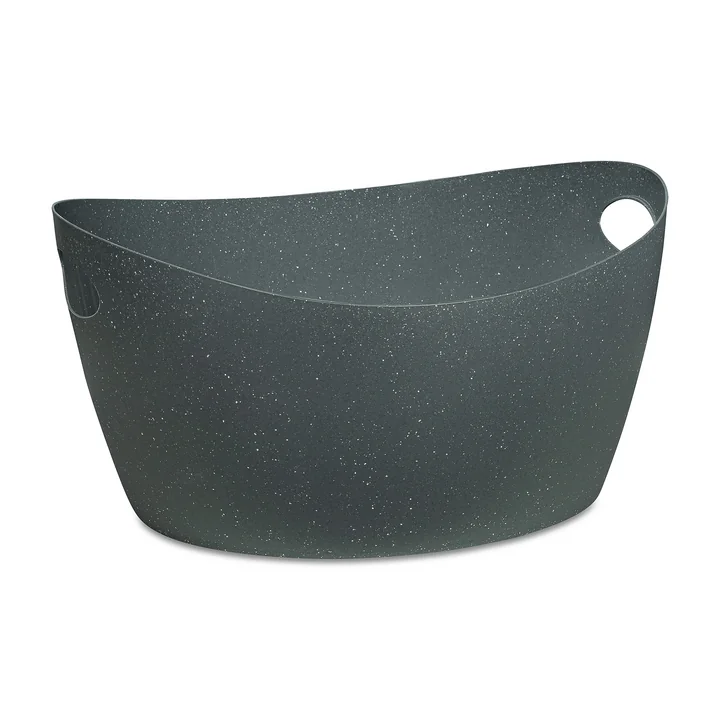 Bottichelli Zuber L, recycled ash grey from Koziol