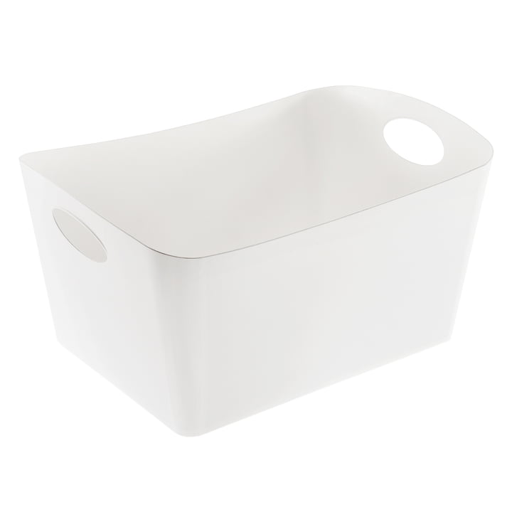 Boxxx Storage box L, recycled white from Koziol