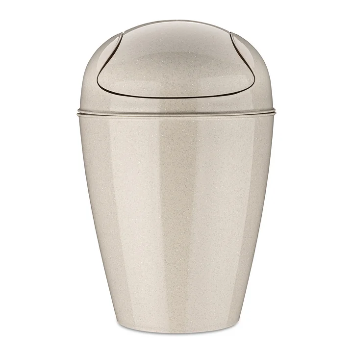 DEL Swing top bin M, recycled desert sand from Koziol