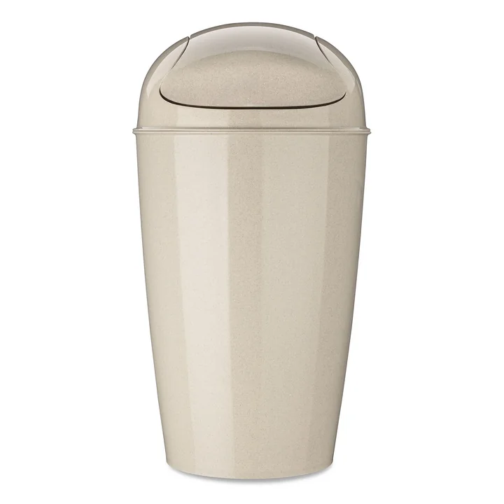 DEL Swing top bin XL, recycled desert sand from Koziol