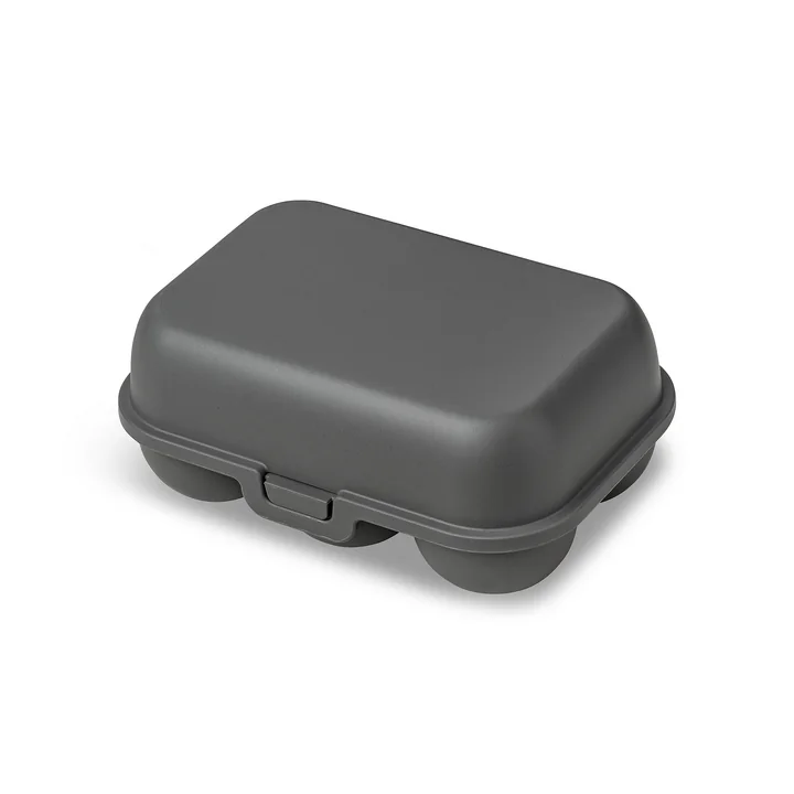 Eggs to go Reusable egg container mini, nature ash grey from Koziol
