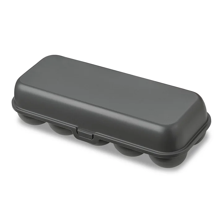 Eggs to go Reusable egg container, nature ash grey from Koziol