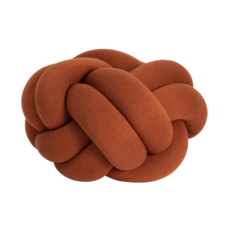 Knot Cushion Medium by Design House Stockholm in ochre