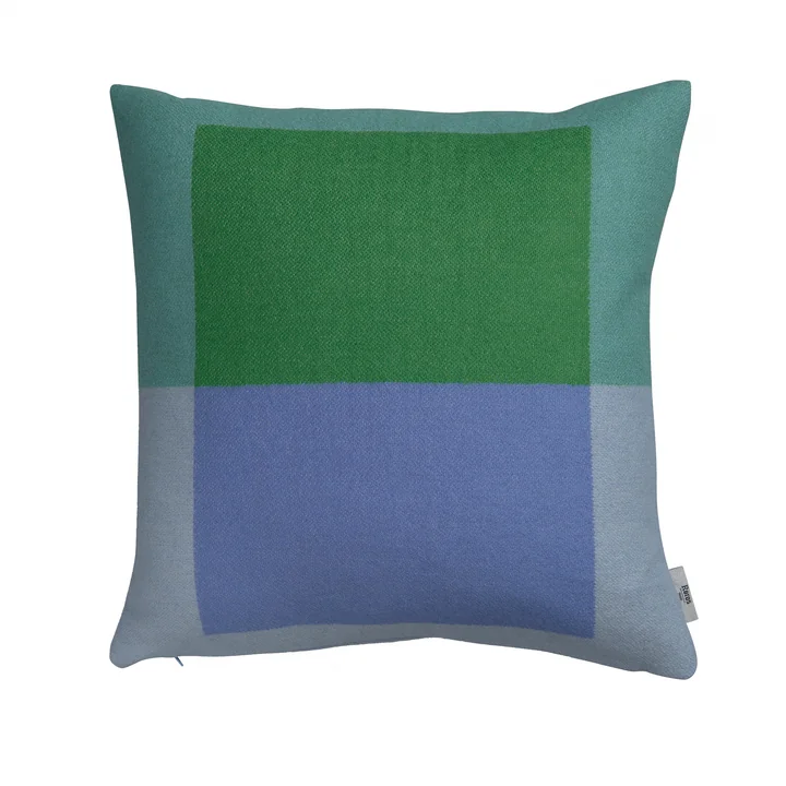 Syndin Cushion, 50 x 50 cm, blue " glacier " from Røros Tweed