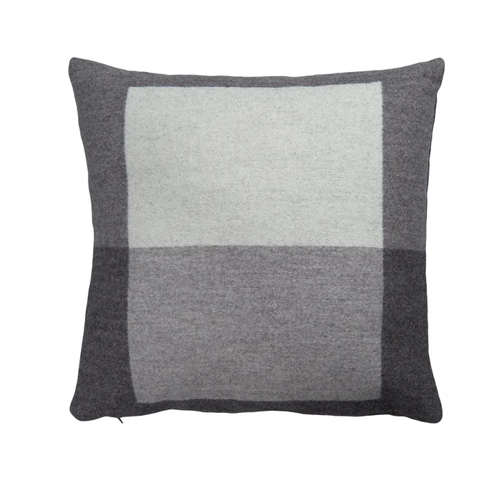 Syndin Cushion, 50 x 50 cm, gray mottled " slate " by Røros Tweed