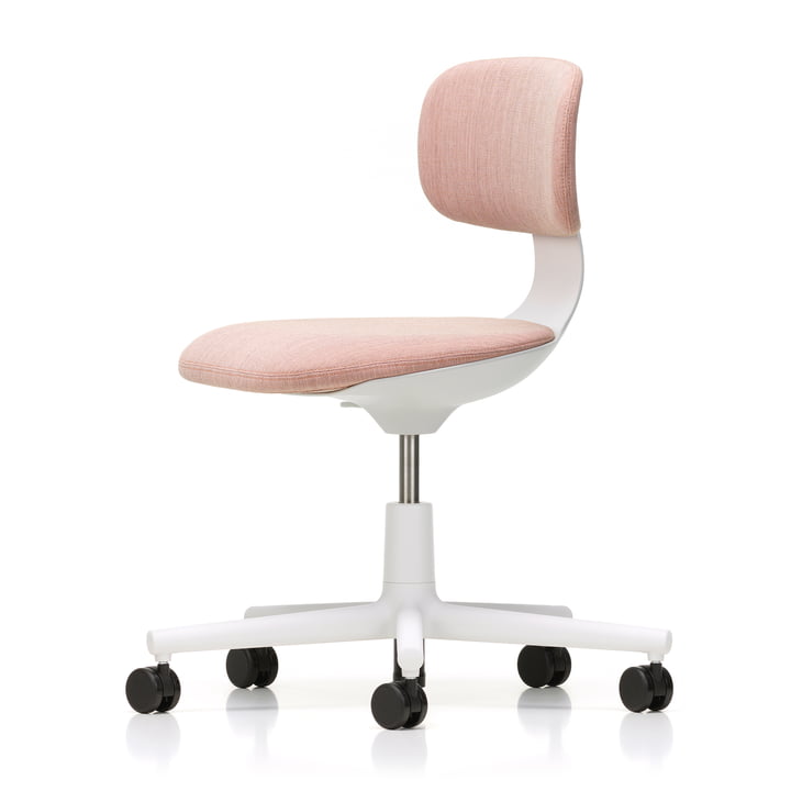 Rookie Office chair from Vitra in Tress pale pink / soft grey