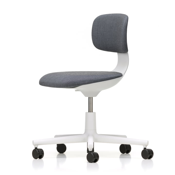 Rookie Office chair from Vitra in Tress blue gray / soft gray