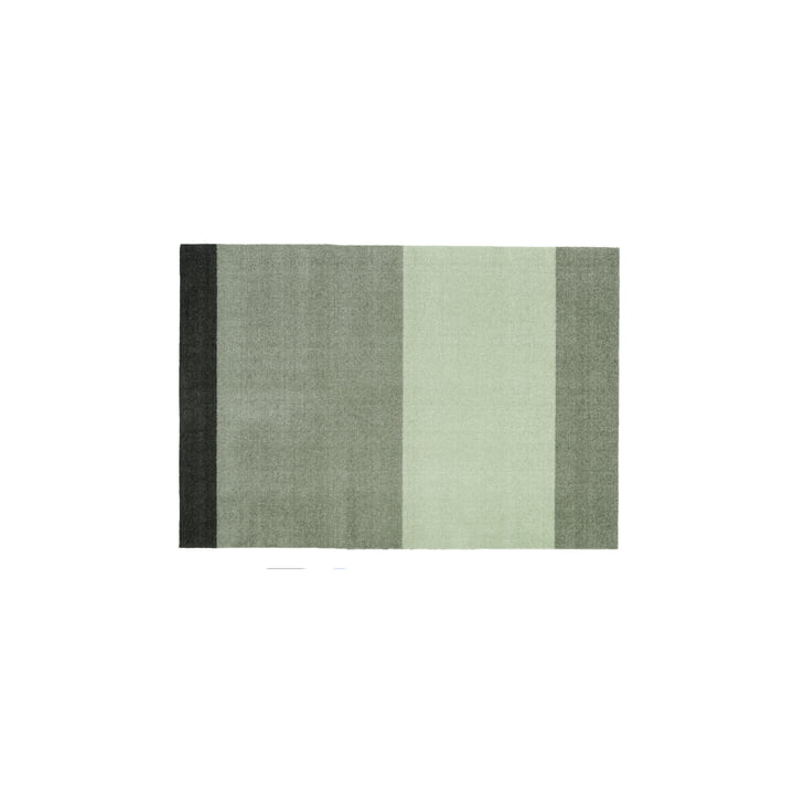 Stripes Horizontal Runner, 90 x 130 cm, light / dusty / dark green by Tica Copenhagen