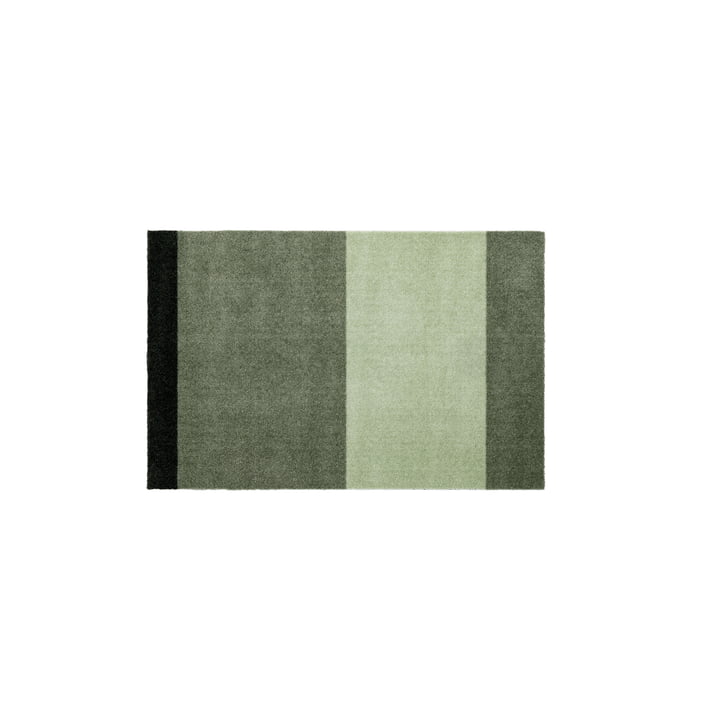 Stripes Horizontal Runner, 60 x 90 cm, light / dusty / dark green by Tica Copenhagen