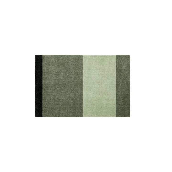 Stripes Horizontal Runner, 60 x 90 cm, light / dusty / dark green by Tica Copenhagen