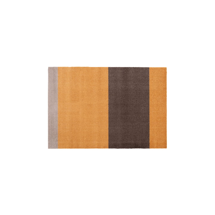 Stripes Horizontal Runner, 90 x 130 cm, dijon / brown / sand by Tica Copenhagen