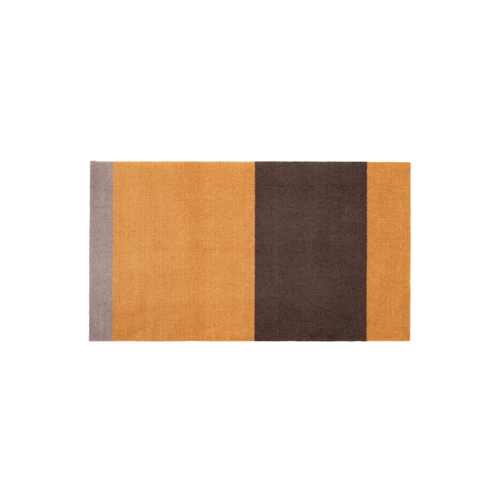 Stripes Horizontal Runner, 67 x 120 cm, dijon / brown / sand by Tica Copenhagen
