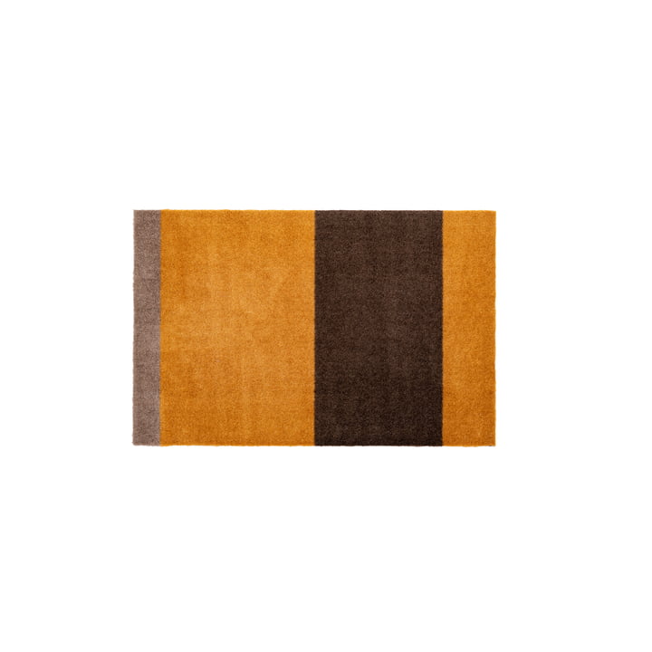 Stripes Horizontal Runner, 60 x 90 cm, dijon / brown / sand by Tica Copenhagen