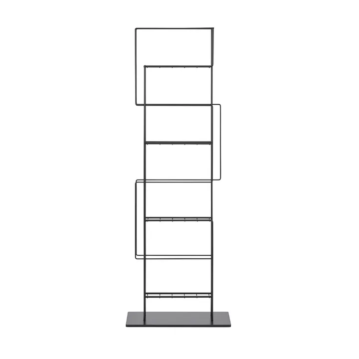 Revue Newspaper and brochure rack, black from Schönbuch