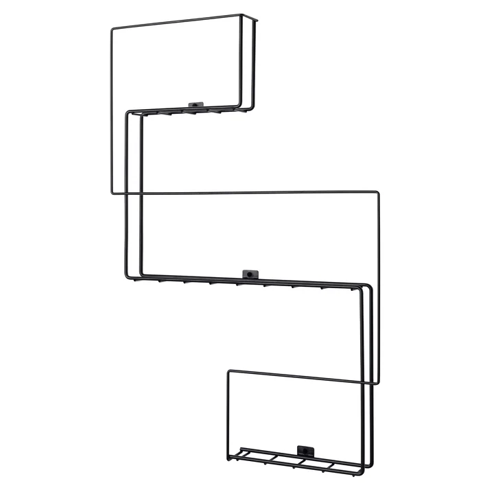 Revue Newspaper and leaflet holder, black from Schönbuch