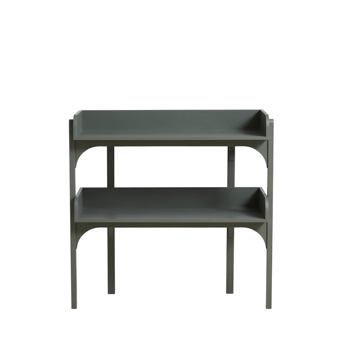 Utility Shelf, H 82,5 cm, oak / dusty green from Woud