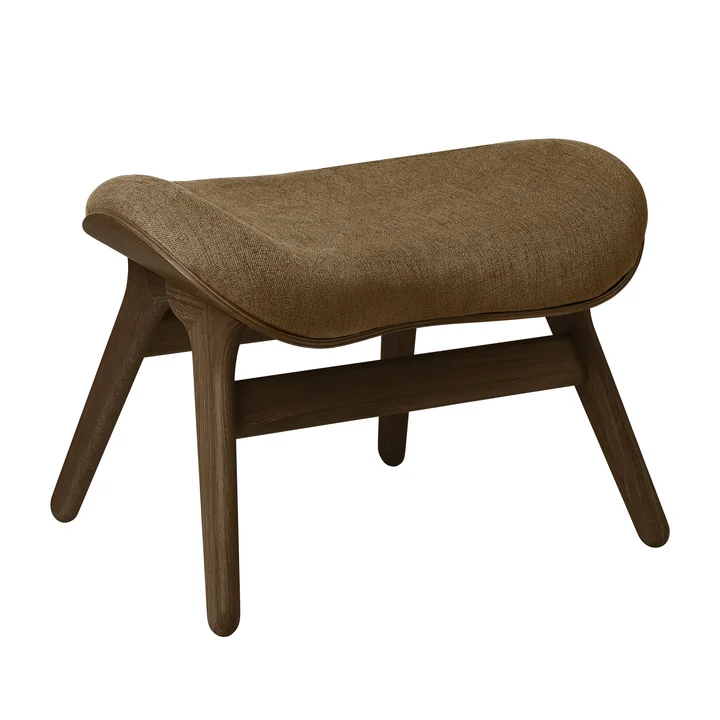 A Conversation Piece Ottoman from Umage in the dark oak version / sugar brown