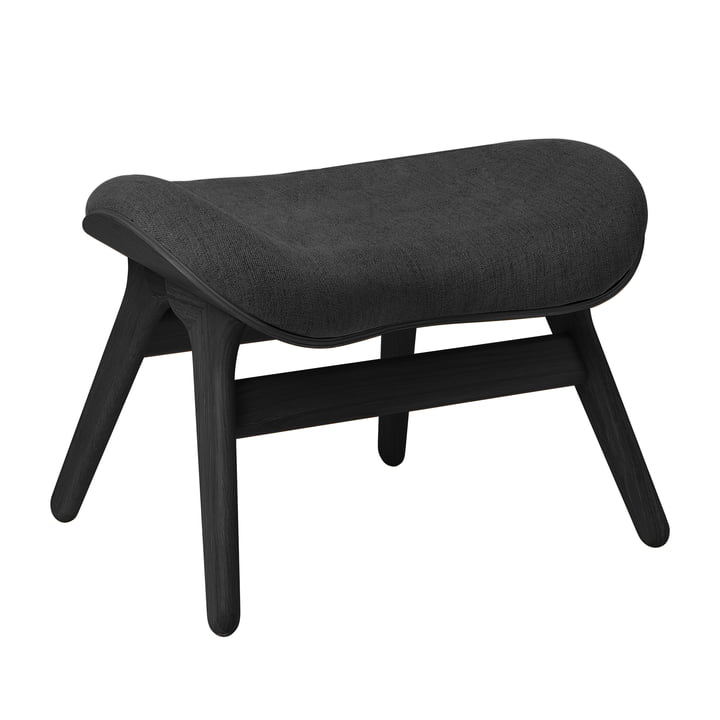 A Conversation Piece Ottoman from Umage in the version oak black / shadow
