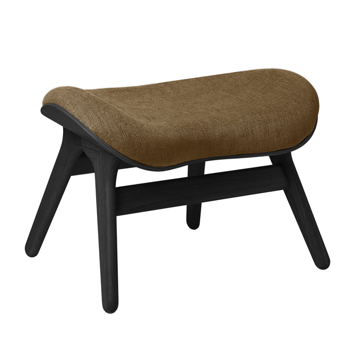 A Conversation Piece Ottoman from Umage in the finish oak black / sugar brown