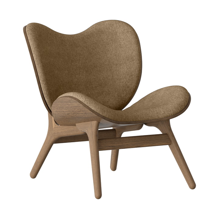 A Conversation Piece Armchair from Umage in the finish dark oak / sugar brown