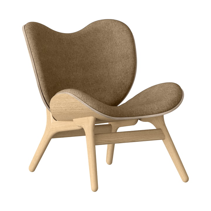A Conversation Piece Armchair from Umage in the finish natural oak / sugar brown