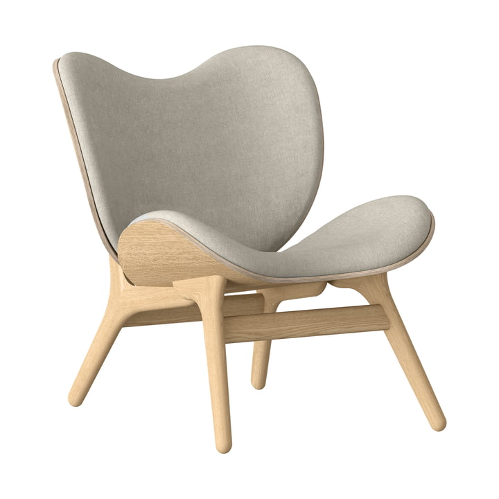 A Conversation Piece Armchair from Umage in the finish natural oak / white sands