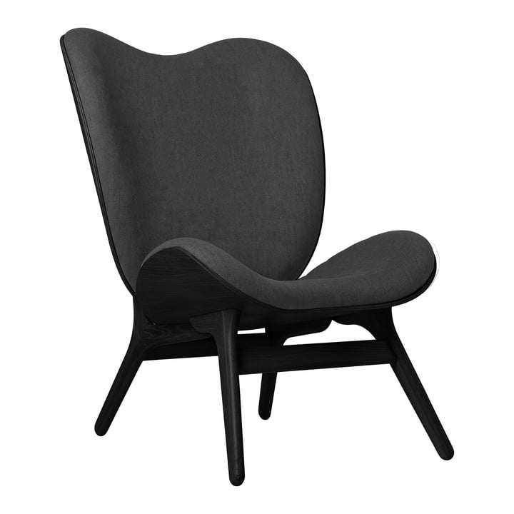 A Conversation Piece Tall Armchair from Umage in the finish oak black / shadow