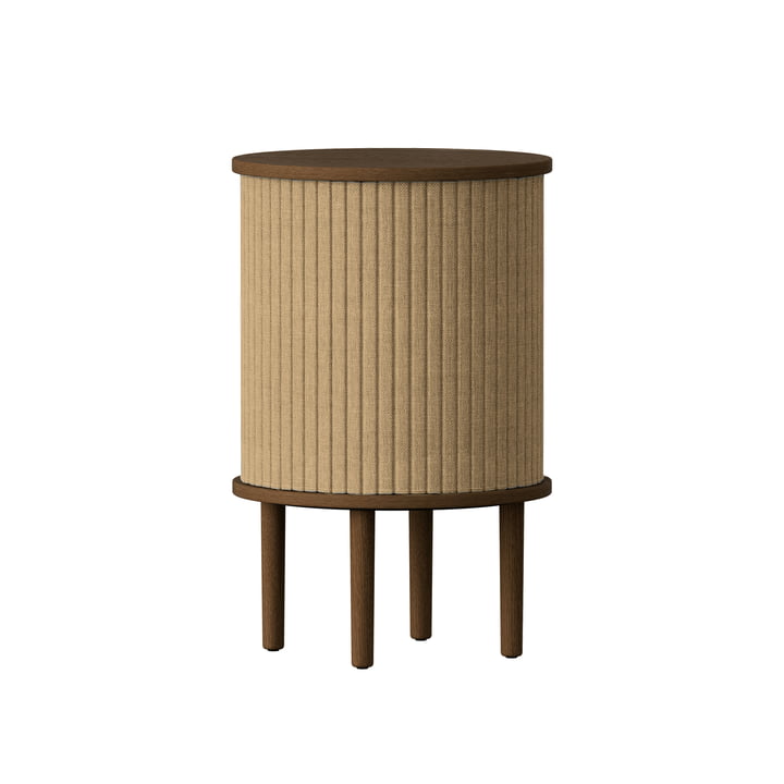 Audacious Side table with USB connection from Umage in dark oak finish / sugar brown