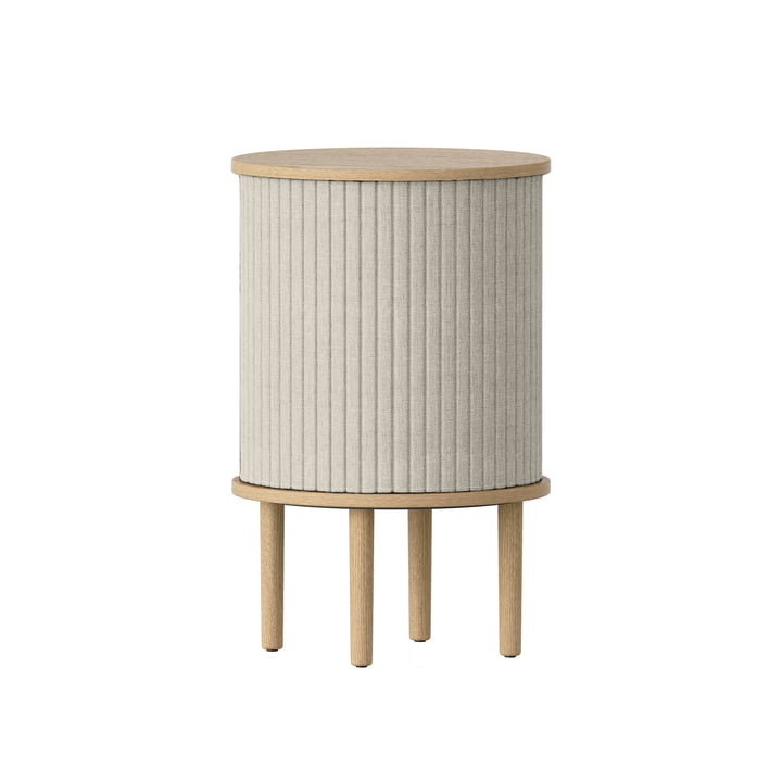 Audacious Side table with USB connection from Umage in the finish natural oak / white sands