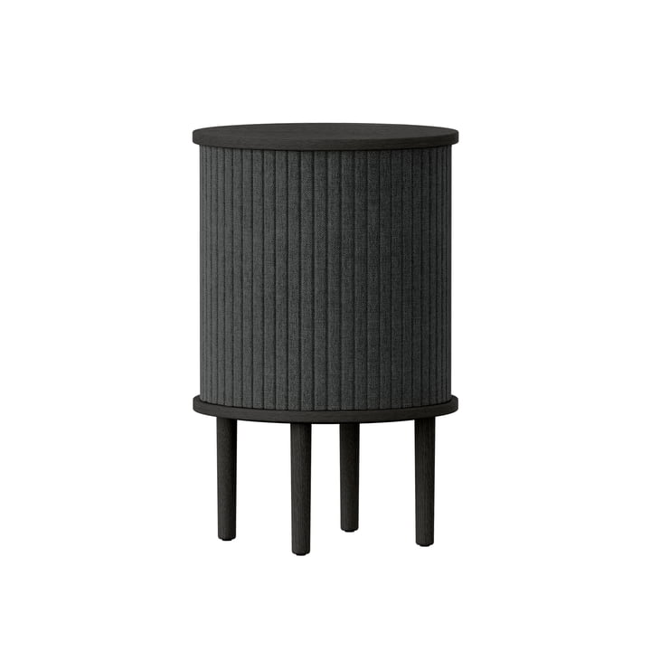 Audacious Side table with USB connection from Umage in black oak finish / shadow