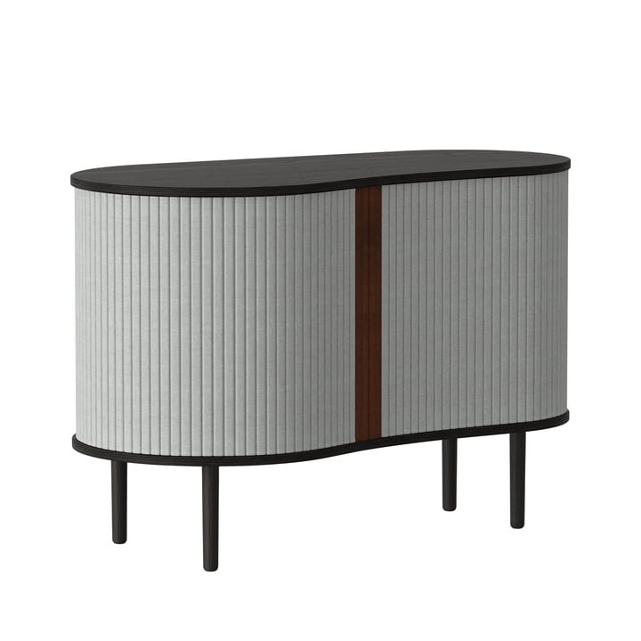 Audacious chest of drawers from Umage in the finish oak black / sterling