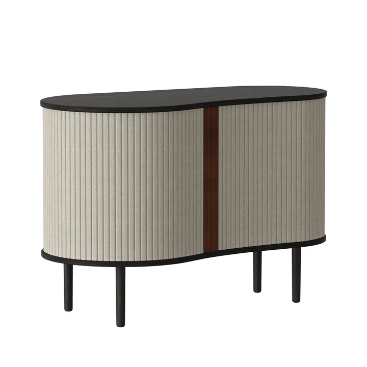 Audacious Chest of drawers from Umage in black oak / white sands