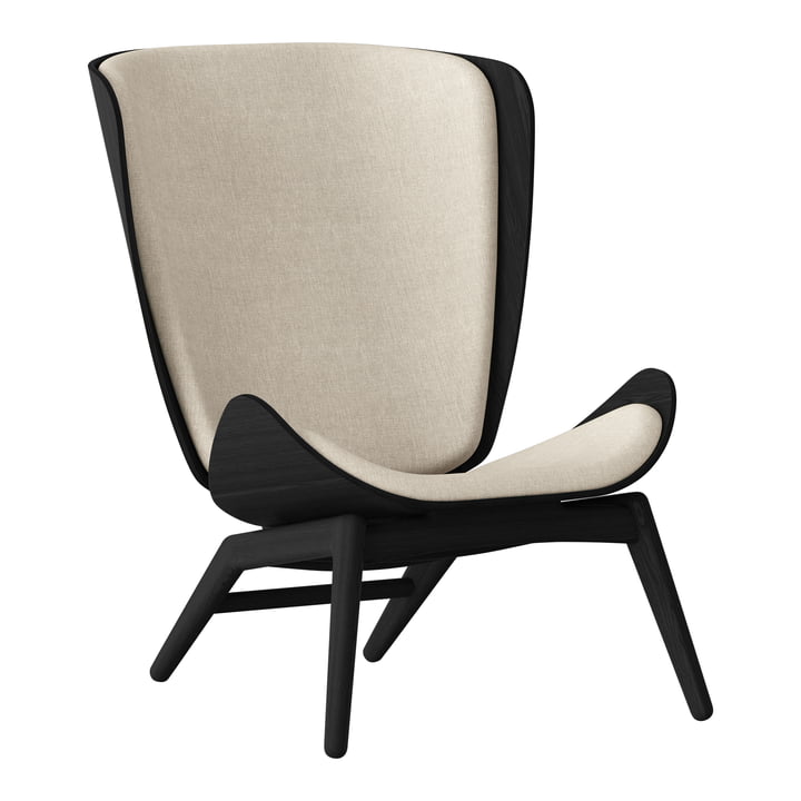 The Reader Armchair from Umage in the finish oak black / white sands